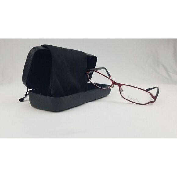 Vanni‎ Occhiali Eyewear VK4502 Size: 48-15-135 Color red/blk Rx frame - Picture 5 of 10